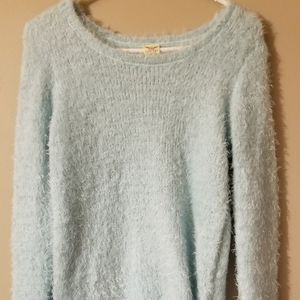 Light blue long sleeve sweater